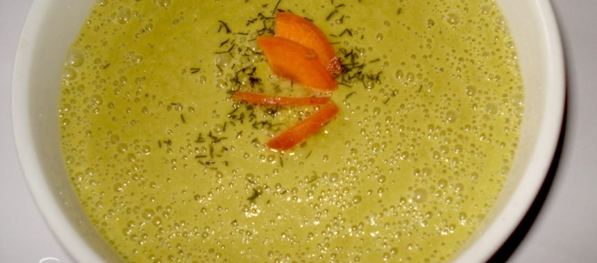 Sirova krem juha od sezonskih mahuna